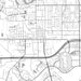 Katy Texas Map Print in Classic Style Zoomed In Close Up Showing Details