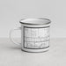 Left View Custom Katy Texas Map Enamel Mug in Classic