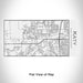 Rendered View of Katy Texas Map Engraving on 17oz Stainless Steel Insulated Cola Bottle in White