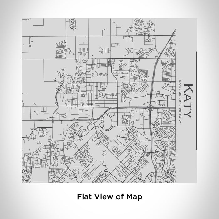 Katy - Texas Engraved Map Tumbler