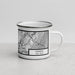 Right View Custom Kearny New Jersey Map Enamel Mug in Classic