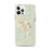 Custom iPhone 12 Pro Max Keene New Hampshire Map Phone Case in Woodblock