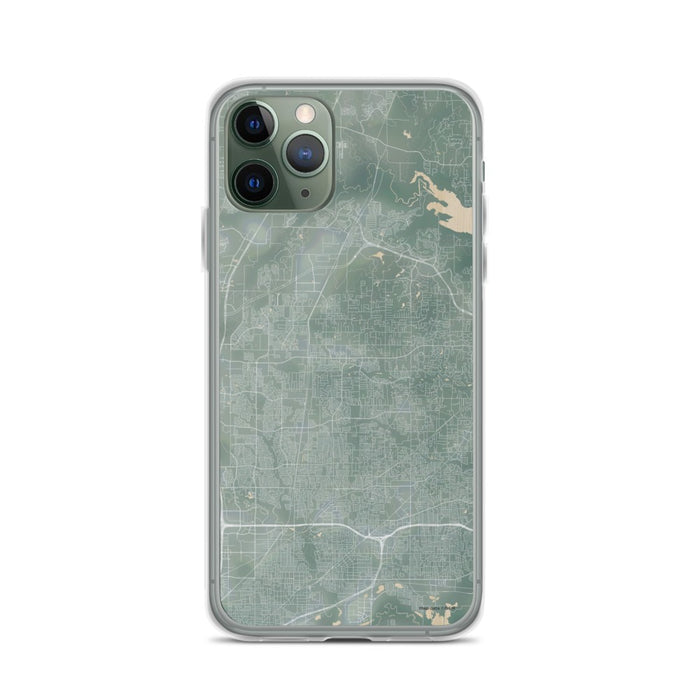 Custom iPhone 11 Pro Keller Texas Map Phone Case in Afternoon