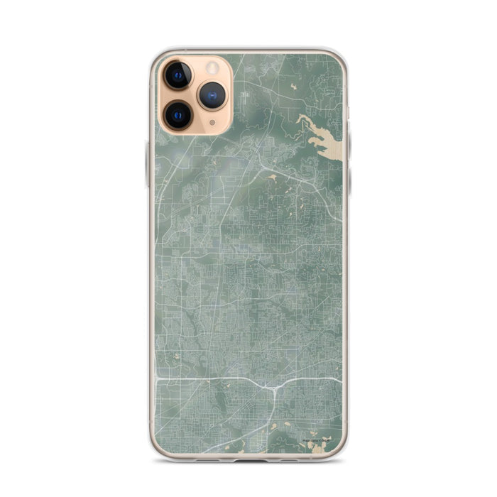 Custom iPhone 11 Pro Max Keller Texas Map Phone Case in Afternoon