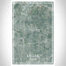 Keller Texas Map Print Portrait Orientation in Afternoon Style With Shaded Background