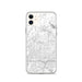 Custom iPhone 11 Keller Texas Map Phone Case in Classic