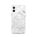 Custom iPhone 12 Keller Texas Map Phone Case in Classic