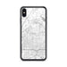 Custom iPhone XS Max Keller Texas Map Phone Case in Classic
