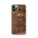 Custom iPhone 11 Pro Keller Texas Map Phone Case in Ember