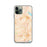 Custom iPhone 11 Pro Keller Texas Map Phone Case in Watercolor