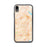 Custom iPhone XR Keller Texas Map Phone Case in Watercolor