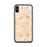 Custom iPhone X/XS Keller Texas Map Phone Case in Watercolor