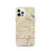 Custom iPhone 12 Pro Keller Texas Map Phone Case in Woodblock