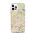 Custom iPhone 12 Pro Max Keller Texas Map Phone Case in Woodblock