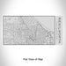 Rendered View of Kenilworth Illinois Map Engraving on 17oz Stainless Steel Insulated Cola Bottle