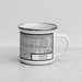 Right View Custom Kenner Louisiana Map Enamel Mug in Classic