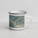 Right View Custom Kennewick Washington Map Enamel Mug in Afternoon