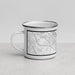 Left View Custom Kennewick Washington Map Enamel Mug in Classic