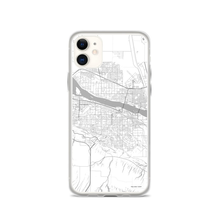 Custom Kennewick Washington Map Phone Case in Classic