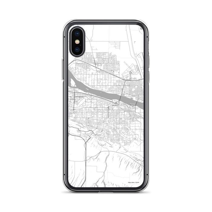 Custom Kennewick Washington Map Phone Case in Classic