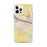 Custom Kennewick Washington Map iPhone 12 Pro Max Phone Case in Woodblock
