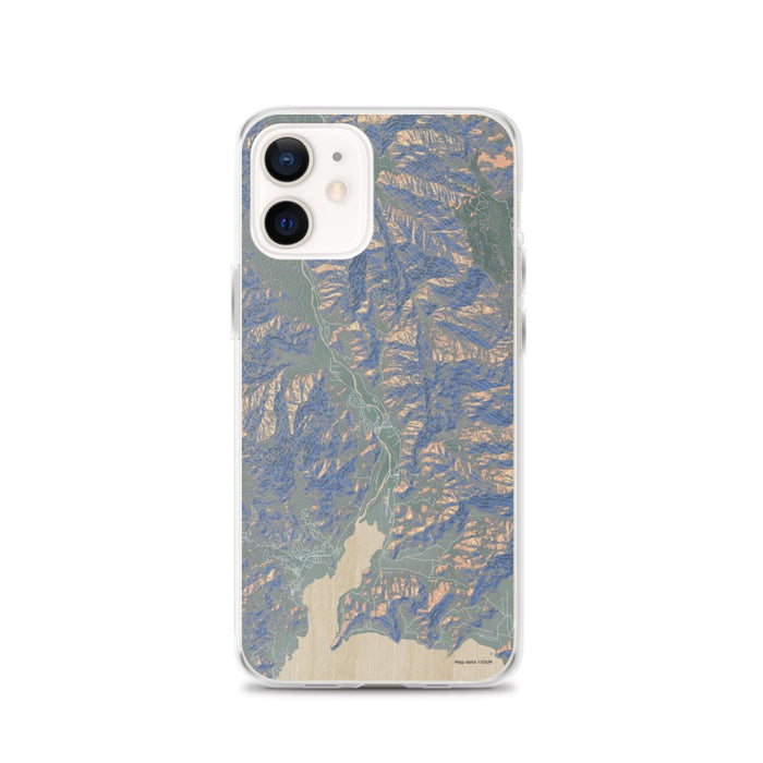 Custom iPhone 12 Kernville California Map Phone Case in Afternoon