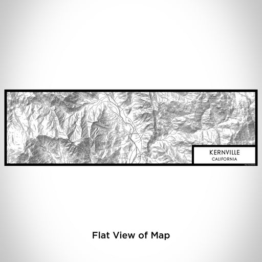 Flat View of Map Custom Kernville California Map Enamel Mug in Classic