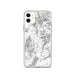 Custom iPhone 11 Kernville California Map Phone Case in Classic