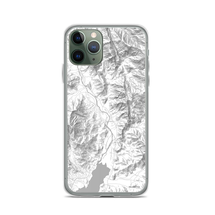 Custom iPhone 11 Pro Kernville California Map Phone Case in Classic