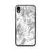 Custom iPhone XR Kernville California Map Phone Case in Classic