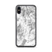 Custom iPhone X/XS Kernville California Map Phone Case in Classic