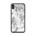 Custom iPhone XS Max Kernville California Map Phone Case in Classic