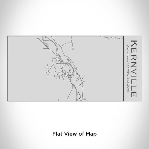 Rendered View of Kernville California Map Engraving on 17oz Stainless Steel Insulated Cola Bottle