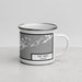 Right View Custom Key West Florida Map Enamel Mug in Classic