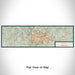 Flat View of Map Custom Kigali Kigali City Map Enamel Mug in Woodblock