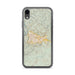 Custom Kigali Rwanda Map Phone Case in Woodblock