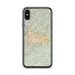 Custom Kigali Rwanda Map Phone Case in Woodblock