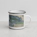 Right View Custom Killeen Texas Map Enamel Mug in Afternoon