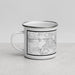 Left View Custom Killeen Texas Map Enamel Mug in Classic