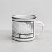 Right View Custom Killeen Texas Map Enamel Mug in Classic