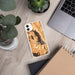 Custom Killington Vermont Map Phone Case in Ember