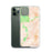Custom Killington Vermont Map Phone Case in Watercolor on Table with Laptop and Plant