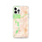 Custom Killington Vermont Map iPhone 12 Pro Phone Case in Watercolor