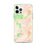 Custom Killington Vermont Map iPhone 12 Pro Max Phone Case in Watercolor