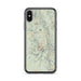 Custom Killington Vermont Map Phone Case in Woodblock