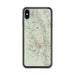 Custom Killington Vermont Map Phone Case in Woodblock