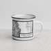 Right View Custom Kings Canyon National Park Map Enamel Mug in Classic