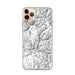 Custom Kings Canyon National Park Map Phone Case in Classic