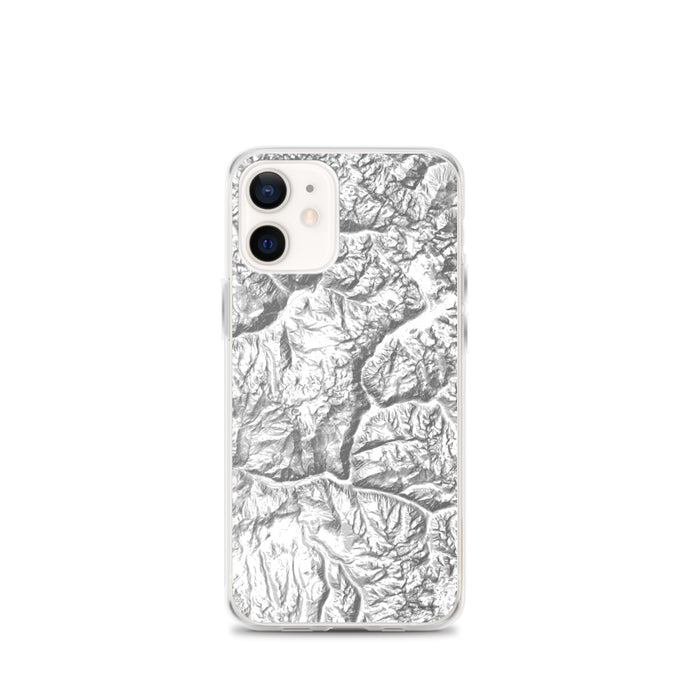 Custom Kings Canyon National Park Map iPhone 12 mini Phone Case in Classic