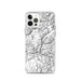 Custom Kings Canyon National Park Map iPhone 12 Pro Phone Case in Classic